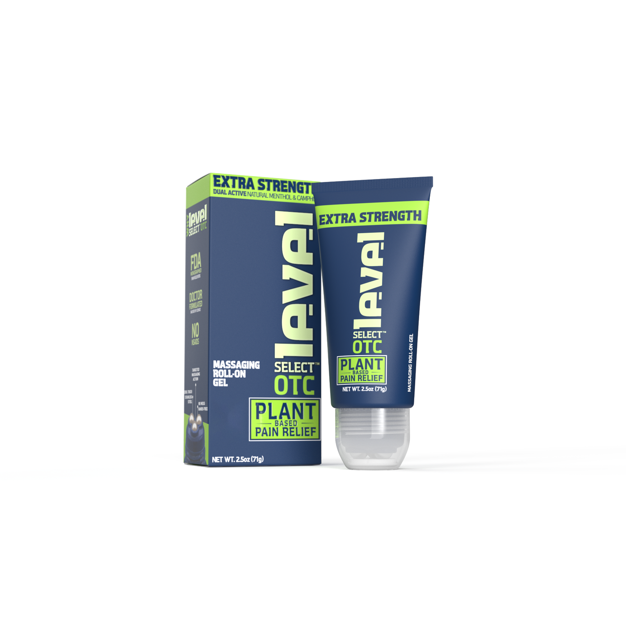 Level Select OTC Massaging Roll-On Gel