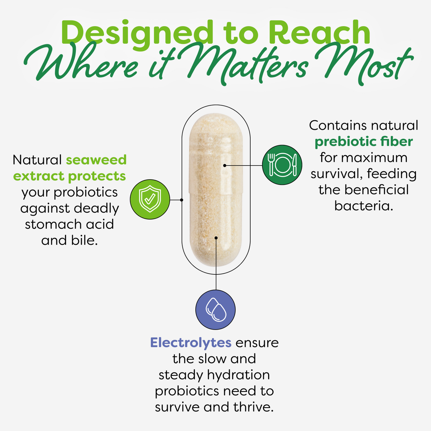 Total Care Mood Probiotic Capsules - 30 Count