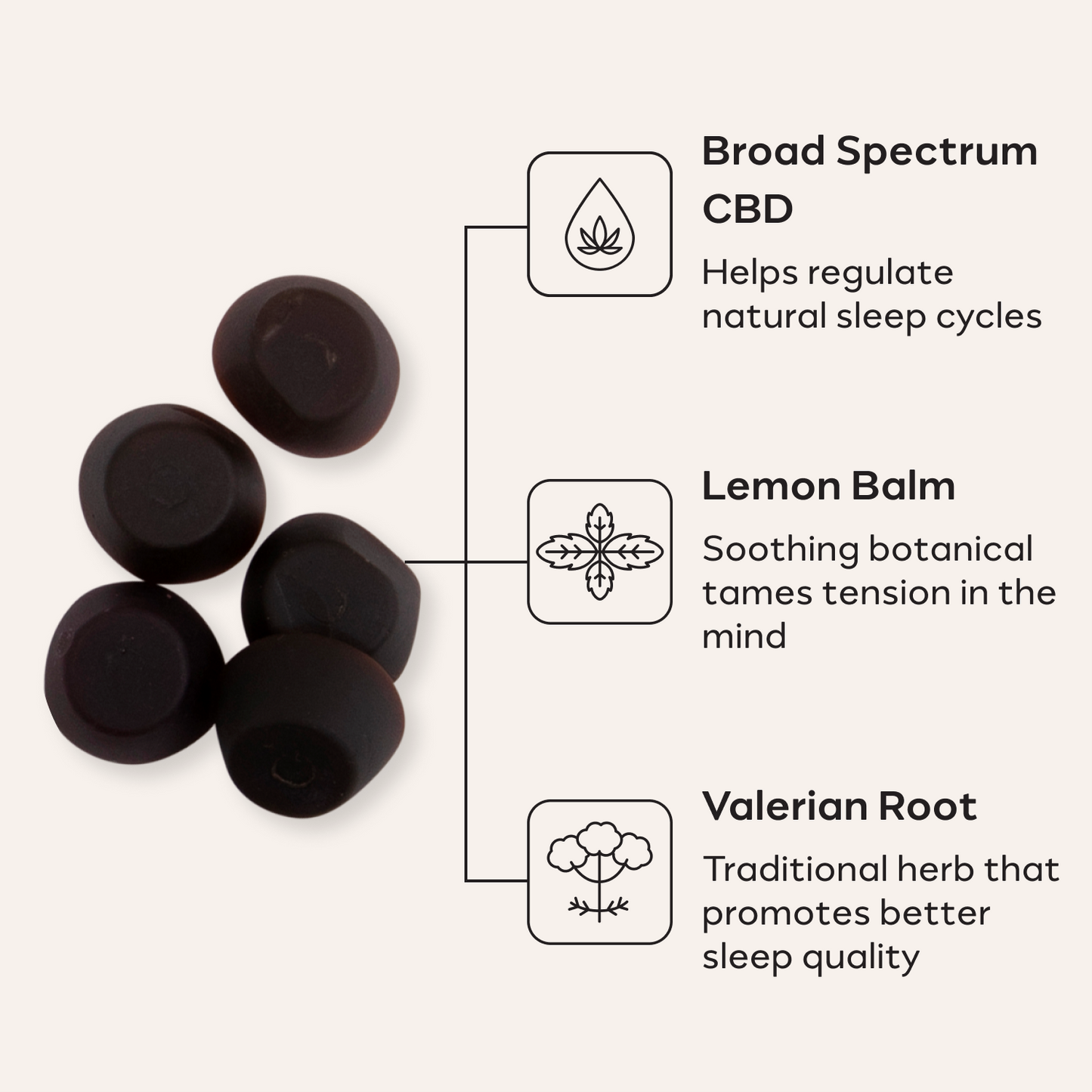 Unwind CBD Gummies Blackberry Mint - 60 Count