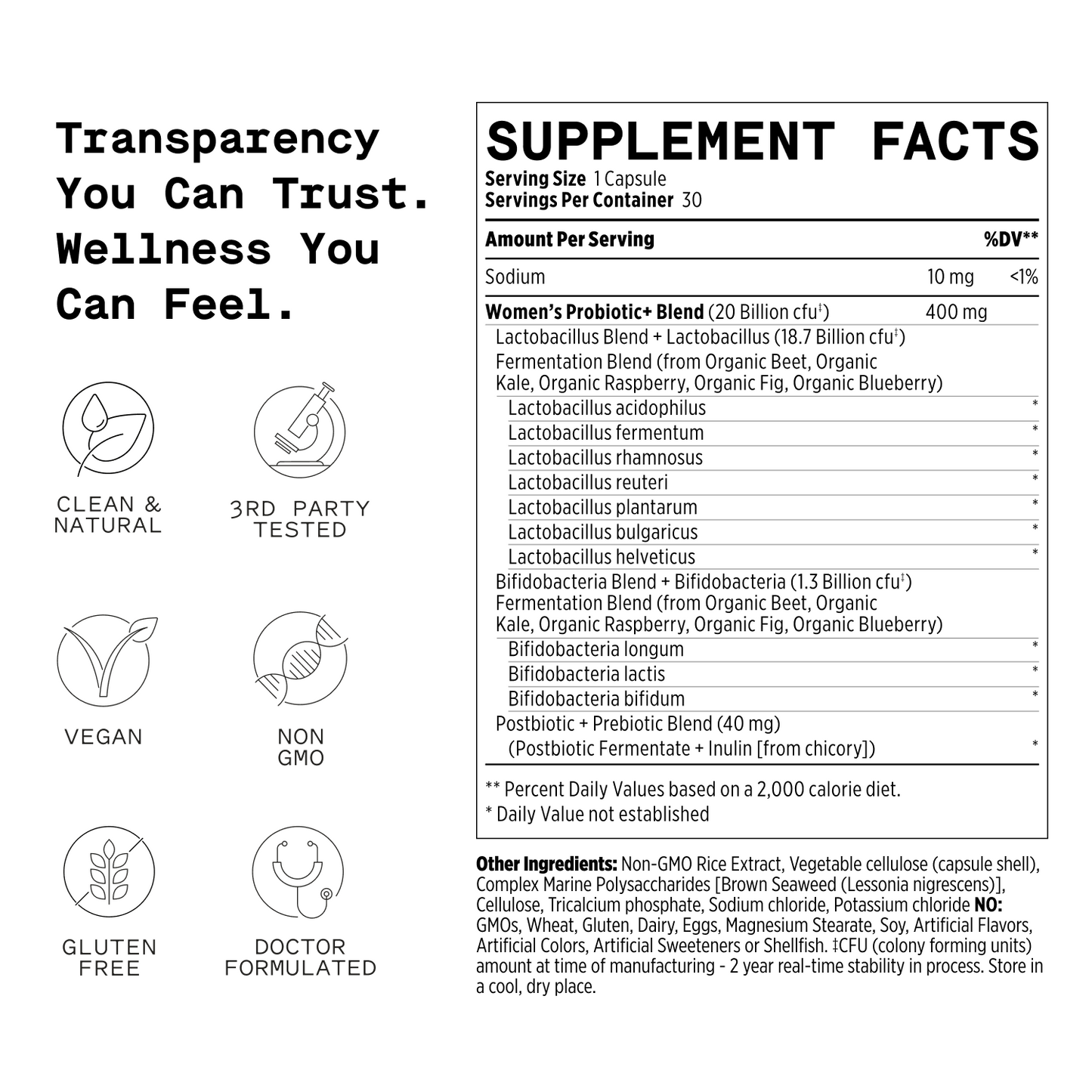 Women's Probiotic Capsules