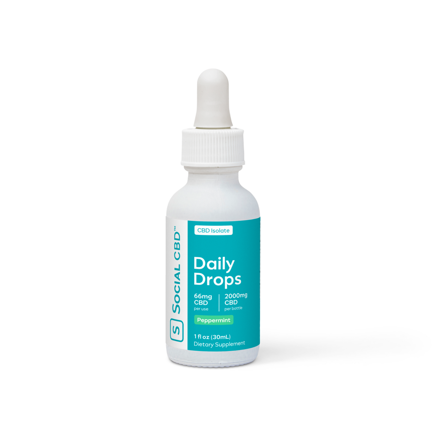 Peppermint Isolate CBD Drops