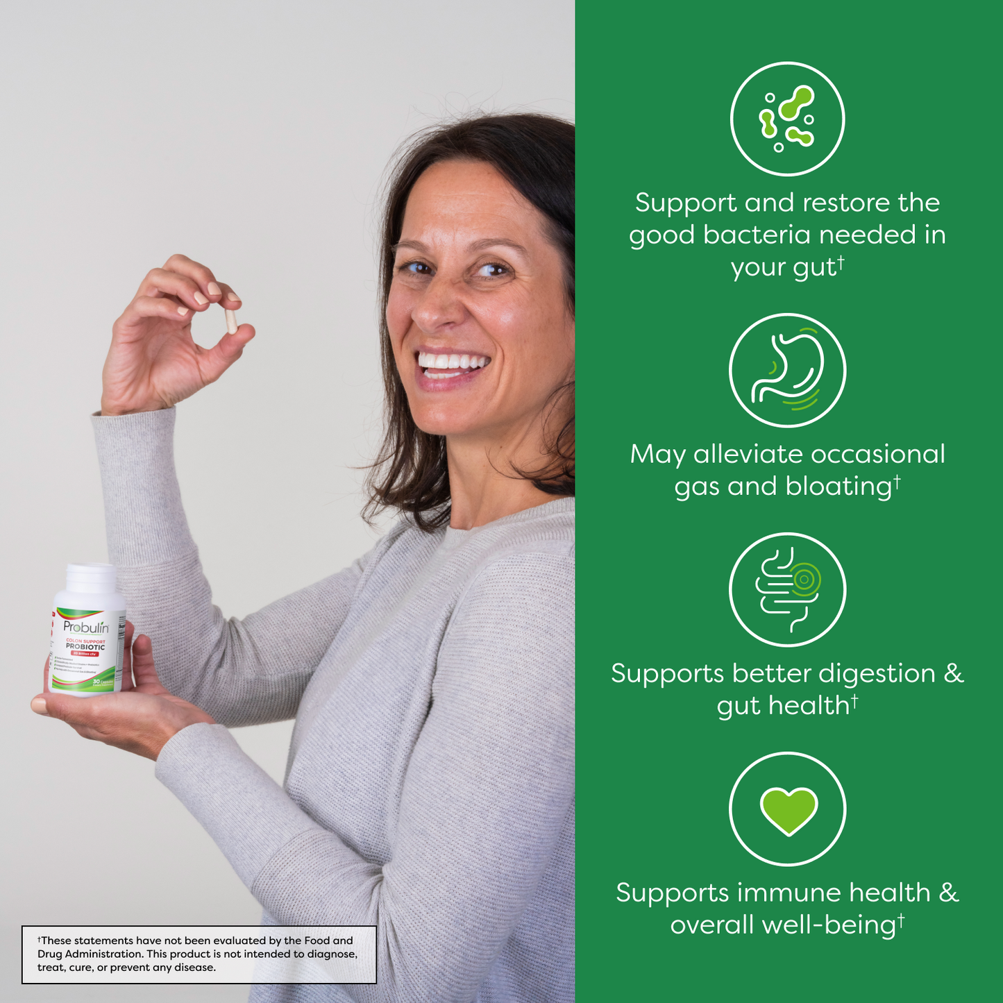 Colon Support Probiotic Capsules