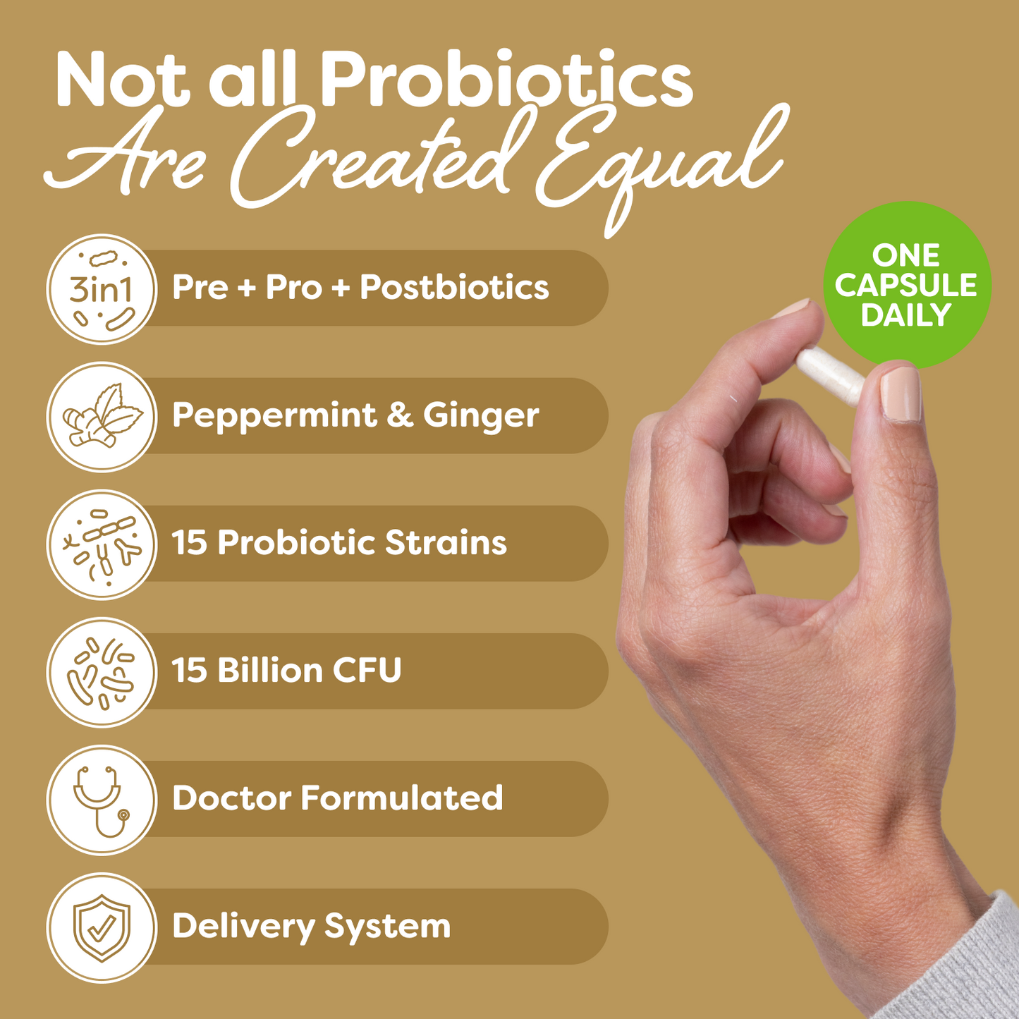 Total Care Soothe Probiotic Capsules - 30 Count