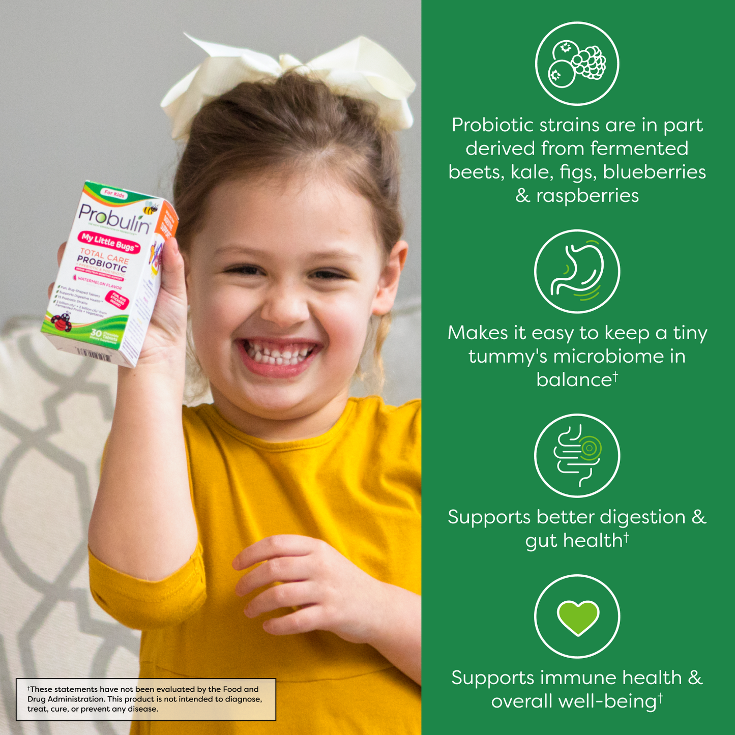 My Little Bugs™ Total Care Probiotic For Kids  - 30 Count