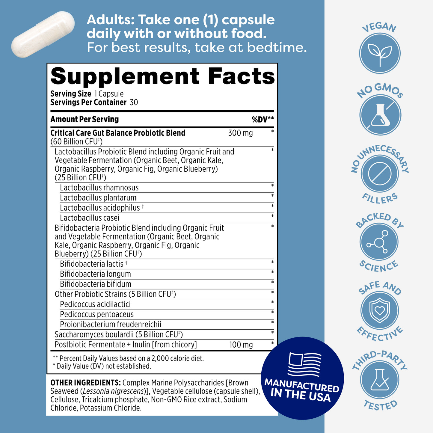 Critical Care Gut Balance