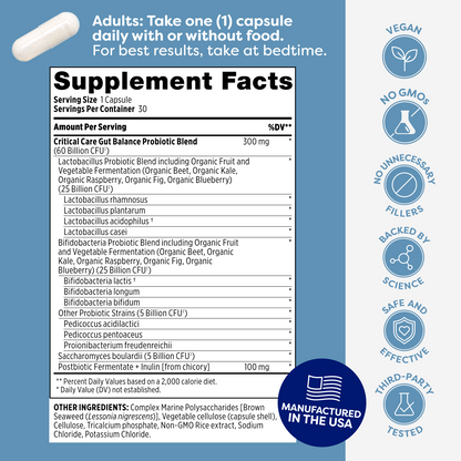 Critical Care Gut Balance