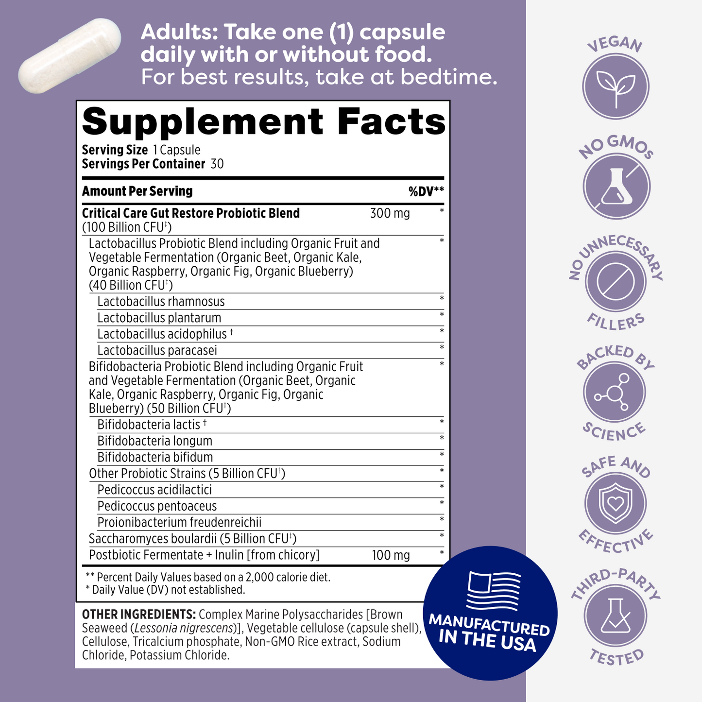 Critical Care Gut Restore