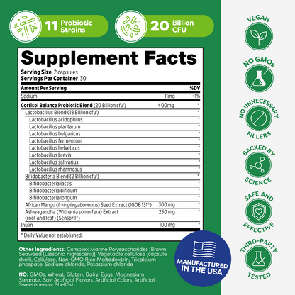 Cortisol Balance Probiotic Capsules