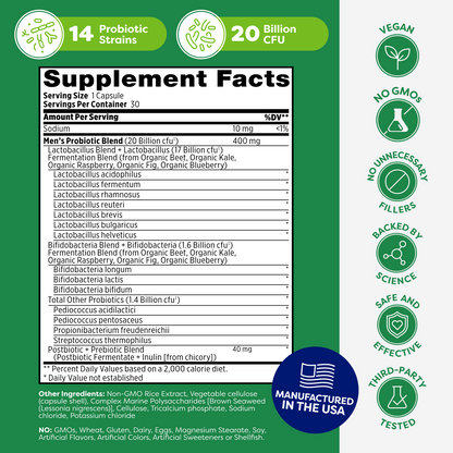 Total Care Men's Probiotic Capsules