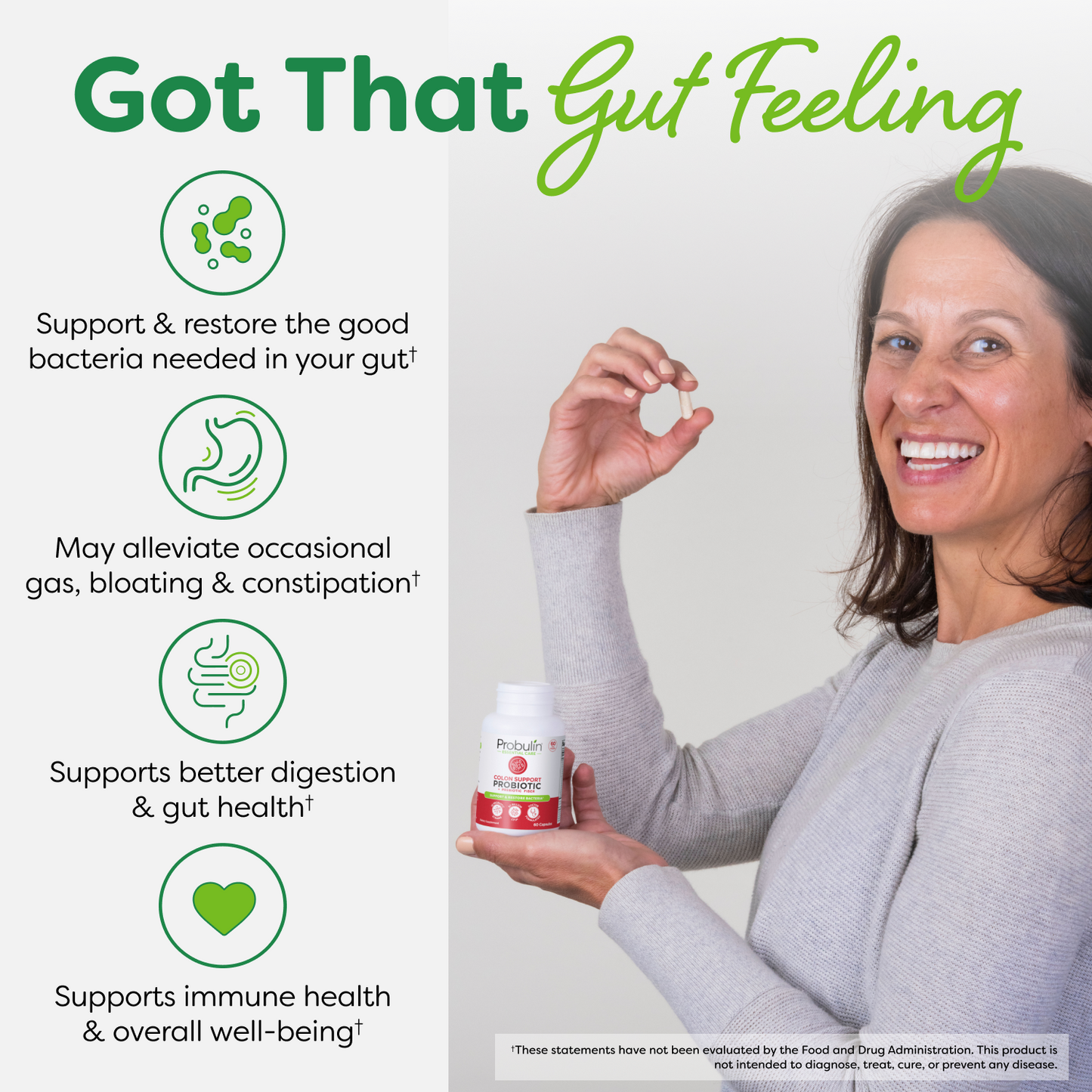 Colon Support Probiotic Capsules