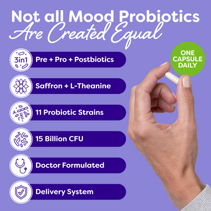 Total Care Mood Probiotic Capsules - 30 Count