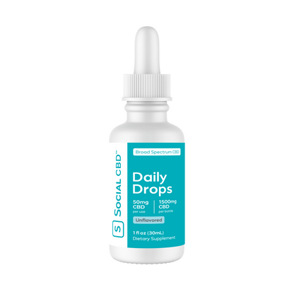 Unflavored Broad Spectrum Drops - 1500MG