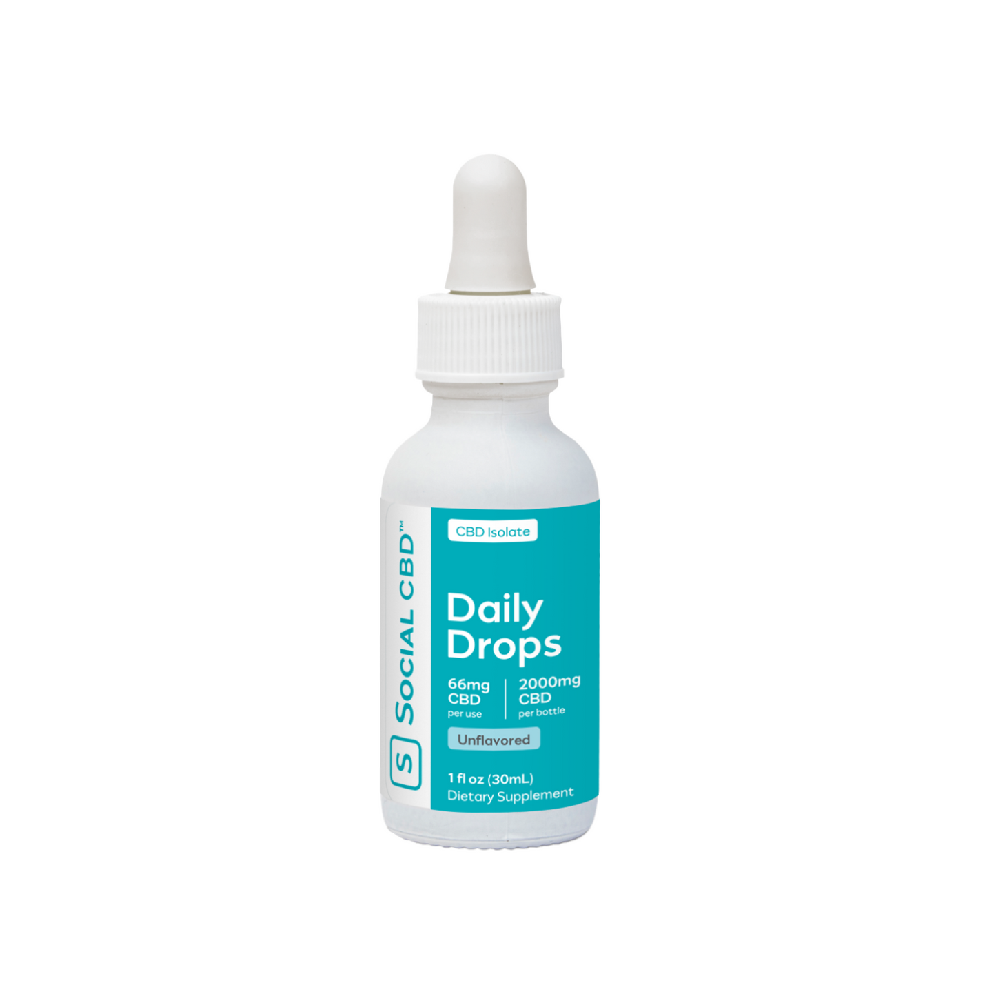 Unflavored Isolate CBD Drops
