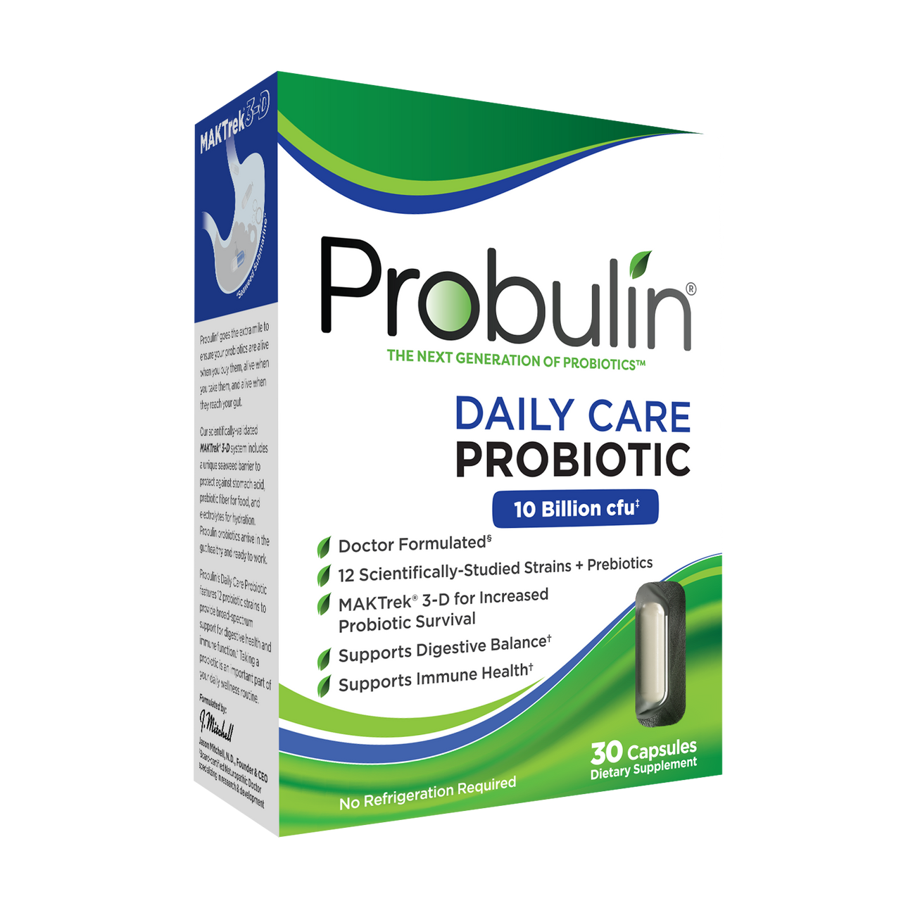 Daily Care Probiotic Capsules - 30 Count