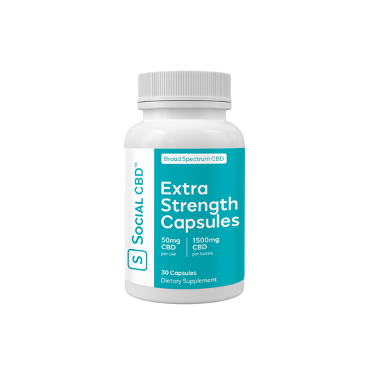 Extra Strength CBD Gel Capsules - 30 Count