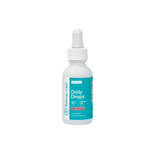 Pink Lemonade CBD Drops - 1000MG